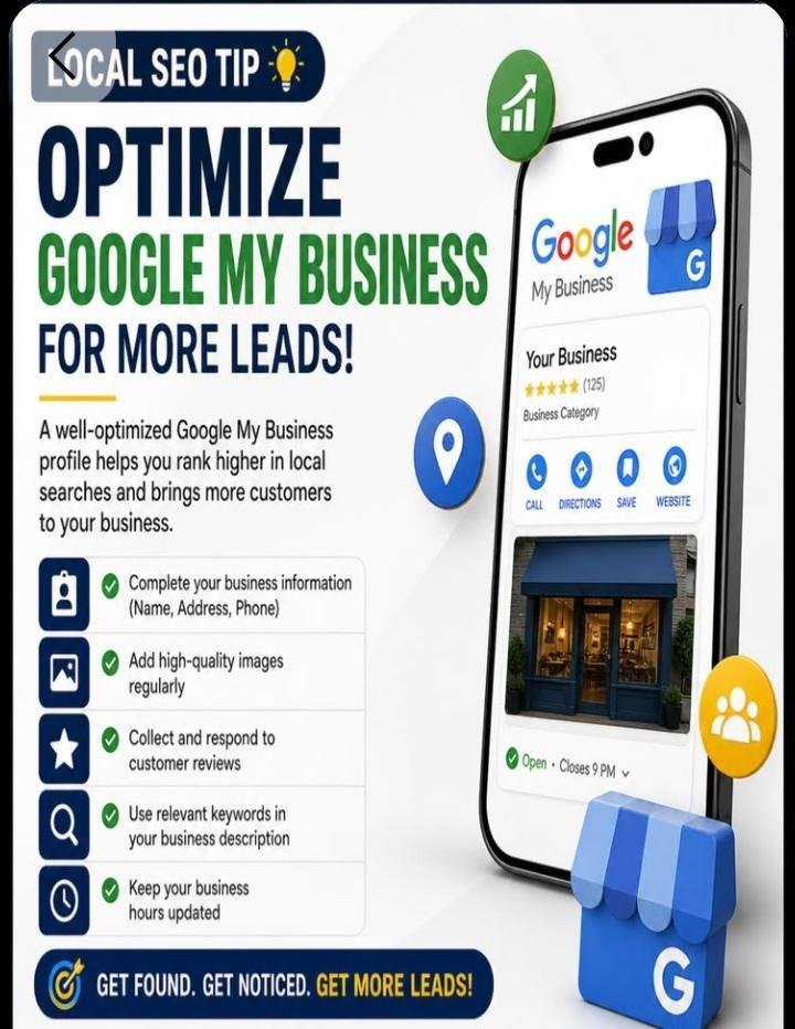 Optimise Google My Business & Get More Local Leads Fast
