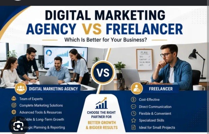 Digital Marketing Agency vs Freelancer: Which Is the Better Investment for Your Business?